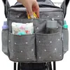 Diaper Bags Baby diaper backpack multifunctional small sleeping bag used for mummy gray pregnant woman stroller Z230816