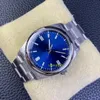 Vs 126000 Watch Mechanical Cal.3235 Movement 36mm Blue Dial 72-timmars kinetisk energilagring 904L Stålband Sapphir Crystal Glass Swiss Ice Blue Luminous Waterproof