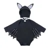 Besondere Anlässe Halloween Baby Black Fledermaus Kostüm Cosplay Strampler Jumpsuit Jungen Mädchen Purim Party Carnival Kostüm Long Short 230815