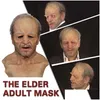 Andere Event -Party liefert alte Mann gefälschte Maske lebenseik