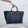 Модная женская сумочка для торговых сумок дизайнерские сумки на плечах пакет Canvas Beach Bag Сумка сумочка вязаная кошелька вышитая логотип.