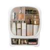 Förvaringslådor väggmonterad kosmetisk box makeup arrangör för läppstift hudvårdsprodukter låda badrumstillbehör gratis stansställ