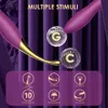 Vibratorer Klitoris vibratorsexleksaker med 2 silikonhuvuden Female Squirting Vibrators CLIT G-SPOT Dildo Nipple Stimulator Adult Toy 230815