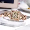 Womens watch Watches high quality luxury Square full star large dial Quartz-Battery Fashion waterproof 32mm watch