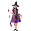 Special Occasions Umorden Child Kids Witch Costume Girls Halloween Purim Carnival Party Mardi Gras Fantasia Fancy Dress Cosplay 230815