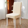 Stoelbedekkingen bladeren Jacquard Dining Cover Stretch Spandex Slipcover Universal Seat Protector voor bruiloftsbanket