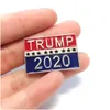 Pins Brooches Creative Personality Turmp Enamel Lapel Pin Sier Color Brooch Usa Flag Keep America Drop Delivery Jewelry Dhf5U