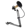 Wsporniki Flash Black NB35 Mikrofon nożyczki stojak na Mic Clip Clips z zaciskiem podstawy stopowej dla KTV Studio Broadcast 230816