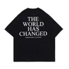 Hip Hop Men T-Shirt Street Giyim Grafik Baskı Büyük Boy Tshirt 2023 Moda Gevşek Pamuklu Günlük Tee Tops