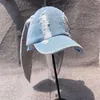 Boll Caps Kpop individuell lång baseball cap cowboy hatt mode denim y2k stil hip hop lovery pojke män kvinnor