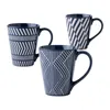 Becher kreativ geprägt große Tasse Haus Keramik Milch Kaffee Offenes Design Wasserpaar Tasse 230815