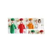 Aprons 10 Colors Kids Pocket Craft Cooking Baking Art Painting Kitchen Dining Bib Supplies Drop Delivery Home Garden Textiles Dhnpa