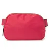 LL bolsa de cintura de yoga feminina bolsa ao ar livre mochila esportiva nádegas peito LU bolsa de yoga bolsa carteira bolsa de cintura moda lona ombro inclinado