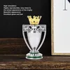 Oggetti decorativi Figurine campione di calcio Trophy Replica Metal Football Competitions Award Cup Model Fans Souvenir 230815