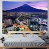 Tapestries City Night View Tapestry Dormitory Bedspread Mattress Wall Hanging Hippie Background Wall Decora
