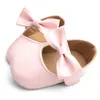 Scarpe atletiche moda bambine solide prua pu bocce rosa rosa di fiori matrimoni bambini principessa sandali da ballo