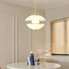 Hängslampor moderna glasbelysningar för hemmabar med högkvalitativa kreativa gyllene dekorativa ljuskronor hängande lampa