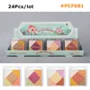 Eye Shadow Wholesale 24 PCSlot 5 Colors Palette Combo Glitter Matte Shimmer High Pigment Eyeshadow Makeup i Bulk 230815