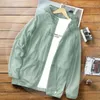 Jackets masculinos Roupas de seda gelo Verão Protecção solar Ultra-fina