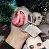 Descompressão Toy Squeeze Skull Toys Simulação Sishy Dolls complicados e divertidos e engraçados Sentro de alívio do brinquedo de Halloween Presente para amigos 230816