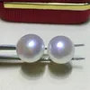 Stud Earrings Stunning REAL NATURAL SOUTH SEA 12-13mm WHITE Pearl