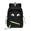 Bolsa preta small monster backpack designer de grande capacidade para sacola escolar Várias expressões Bolsa de laptop Jovens Bolsa de viagem clássica Halloween 230816
