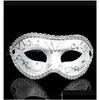 Imprezy maski na Halloween maska ​​mężczyźni kobiety złota brzezna pół twarzą świąteczna maskarada kula bauta eyemask prosta design dostawa do domu gar dhl7v