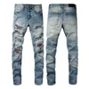 Airi Black Letter Angel Printing Slim Jeans Mens Jeans Skinny Streetwear Motorcykelbyxor Hip Hop Men Los Hombres 773243772