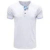 Men's T Shirts Summer Quality Short Sleeved T-shirts Henley Collar Solid Color Casual Tops Pocket TShirt Soft Comfy Bottoming Tee Shirt