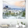 Tapestries Forest Congsen huishouden Tapestry eenvoudige meubels achtergrond foto hangende muurdoek kleur r230816