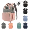 Sacchetti per pannolini per pannolini per pannolini Backpack impermeabile Mom Brand Brand Mom Backpack Bag del pannolino Care Baby Care Z230816