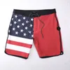 Heren shorts streep vijfpuntige sterrenheren zomerbord waterdichte strand surf fitness boardshorts snel droge bermuda