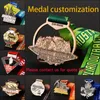 Decorative Objects Figurines Wholesale Custom Medal 3d Marathon Running Gold Medals Football Taekwondo Skiing Sports Souvenirs Design Your Own 230815