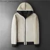 Men's Jackets Autumn/Winter Cashmere Cardigan Men's Sweater Plus Size Sports Coat Plus Size Velvet Padded Hooded Sweater Z230816