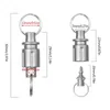 Zelte und Schutzhütten Schnellfreisetzungen Open Keychain Legierungauto Tasten Haken Universal Rotary Schnalle Abnehmbarer Schlüsselring Haltbarer E56d 230815