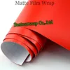 Matte RED Vinyl wrap with air release Matt vinyl red car wrap styling covers size 1 52x30m Roll 5x98ft284A