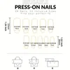 False Nails Animal Print Spotted Leopard French Nail Art Fake