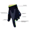 Vijf vingers handschoenen mannen fietsen motorfiets vol vinger touchscreen fiets mtb fiets gym training zomer outdoor vissen hand guantes 230816