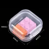 Mixed Sizes Square Empty Mini Clear Plastic Storage Containers Box Case with Lids for Small Items and Other Craft Projects Odpwx