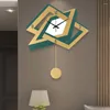 壁時計ホームクロックデコレーションカラフルな丸いリビングルームアートモダンユニークなデザインノルディックベッドルームサート装飾