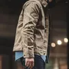 Giacche da uomo 2023 Autunno inverno americano americano varsity giacca da uomo abbigliamento utensili classici cappotto a petto a petto moto casual