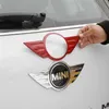 Kipalm Gerçek Karbon Fiber Rozet Logo Mini Cooper için Etiket Kapak Çıkartma R55 R56 R57 R58 R59 R60 R61 F54 F55 F562485