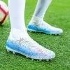 Athletic Outdoor Męskie buty piłkarskie Oryginalne buty piłkarskie dla dzieci FG High Kids Five-A-side Buty piłkarskie Turf Turf Soccer Cleats 230816