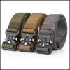 Gürtel Fashion Belt Tactical Nylon Männer Hochleistungsmetallschnalle Verstellbare Militärarmee Outdoor Schnellfreisetzung Jeans Strap541 Drop deliv DHTVs