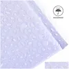 Sacchi da imballaggio all'ingrosso Lavender viola Bubble Mailer 50pcs Poly imbottiti Inviluppo di spedizioni per imballaggio Pad Pass per auto See Seal Drop Delive DHNQN