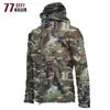 Mens Jackets Shark Skin Soft Shell Tactical Jacket Men Fleece Army Military Waterproof Combat Mens Jackets Hooded Hunting Windbreaker Coats 230815