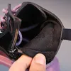 Ботинки высококачественная детская платформа сапоги красочные шнурки удобные для малышей ботинки весенняя осень детская обувь для мальчика F10064 J230816