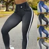 Calça de jeans feminina Mulher Moda 2023 Alta cintura Ultra Stretch Denim Pant Stripe lateral Leggings macios Leggings casuais calças de lápis