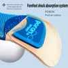 Acessórios para peças de sapatos Bacsões esportivos de silicone para homens Mulheres arco Apoie Sapatos de absorção de choque respiráveis ​​Pad Outdoor Running Feet Care Sneakers Sole 230816