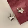 Stud Earrings Sweet Cool Y2k Needle Pentagram 2023 Trendy Design Simple Star For Women Girls Jewelry Wholesale